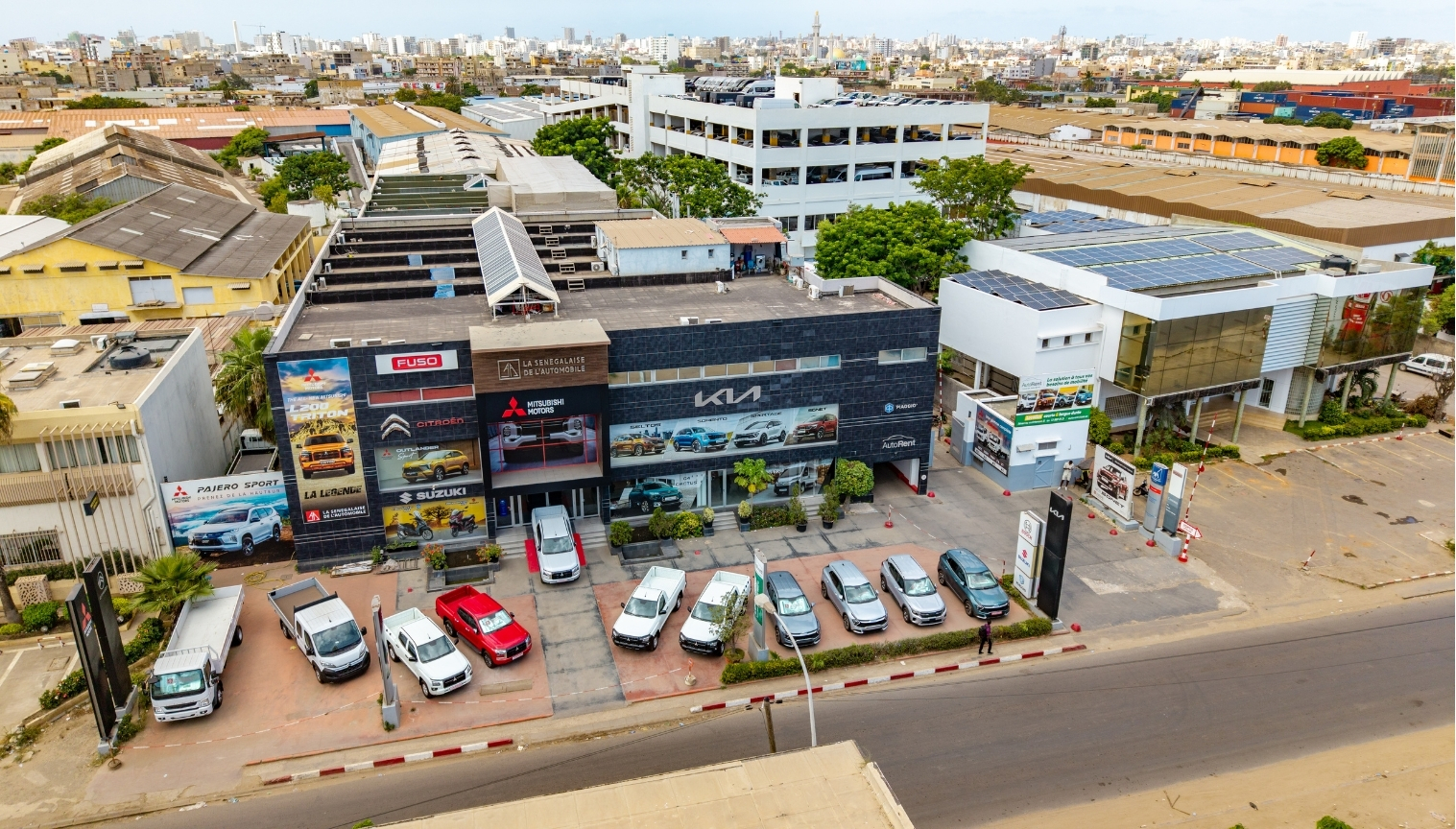 Flotte AutoRent et showroom La Sénégalaise de l’Automobile