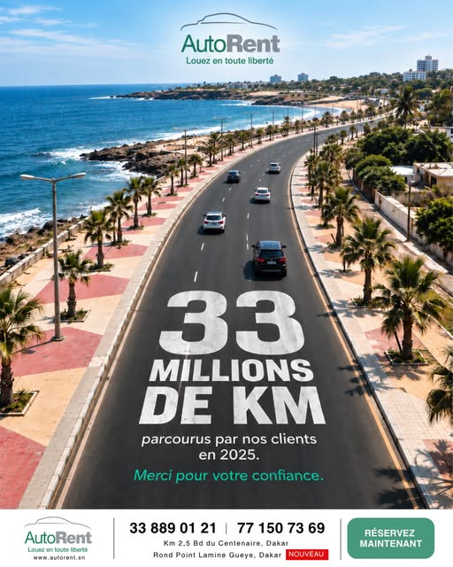 Publication AutoRent du 28 septembre 2026 — 33 millions de kilomètres parcourus